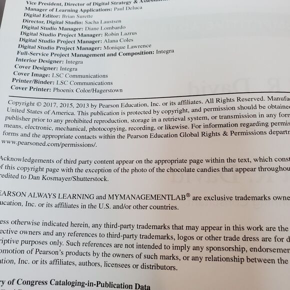 Strategic Management : A Competitive Advantage Approach Concepts 16th Ed READ - Picture 5 of 15